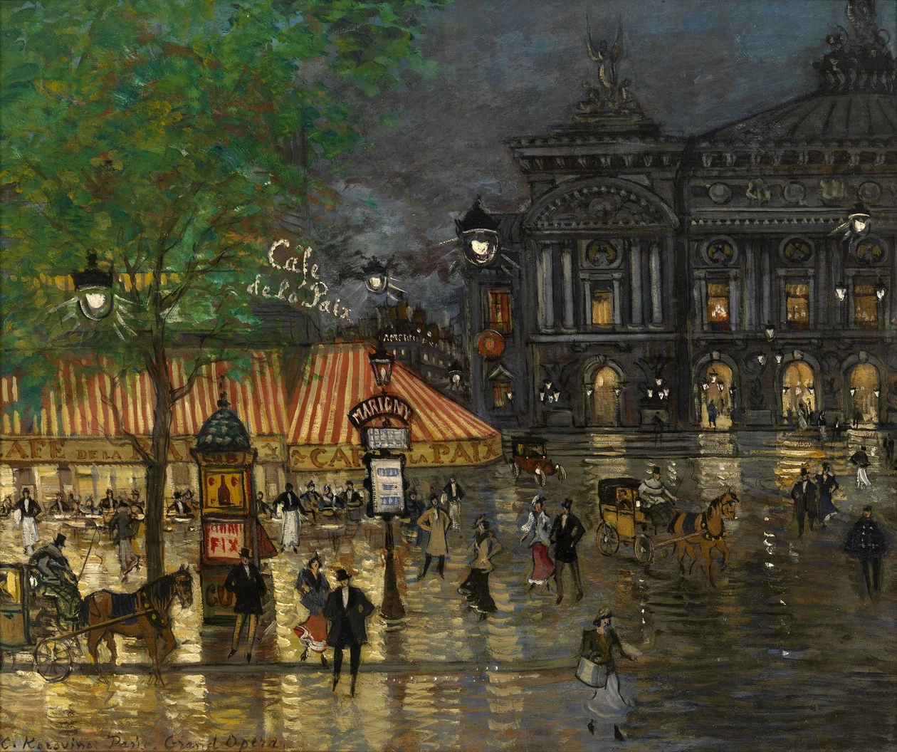 Konstantin Korovin - Place de l'Opera, Parigi